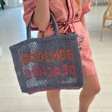 BONIOUR BEACHES Jute Bag large