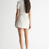 LINNA Mini Skirt | NATURAL