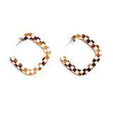 GINGERBREAD CHECKER Earrings
