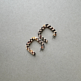 GINGERBREAD CHECKER Earrings