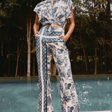 BAHIA Linen Print Pant