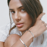 DYLAN Bangle SILVER | CELESTIAL CLEAR