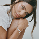 DYLAN Bangle SILVER | CELESTIAL CLEAR
