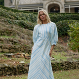 LUCINDA Dress | POWDER STRIPE