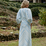 LUCINDA Dress | POWDER STRIPE