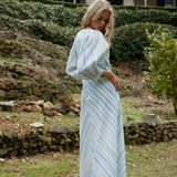 LUCINDA Dress | POWDER STRIPE
