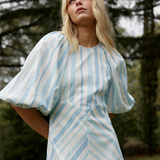LUCINDA Dress | POWDER STRIPE
