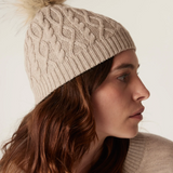 MERINO Beanie | PEBBLE