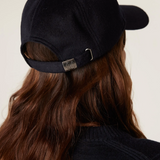 WOOL Cashmere Cap | NAVY