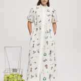 PLAY Embroidered Shirtdress