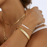 OLIVIA Gold Cuff Bracelet