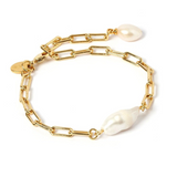 DANIELLE Gold and Pearl Bracelet