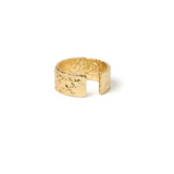 EROS Gold Textured Ring | LARGE