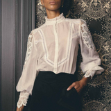 SEVILLA Cotton Silk Shirt | BLANCA