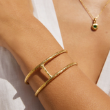 MAYA Gold Cuff Bracelet