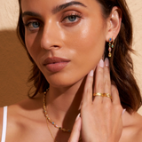 ISADORA Gold Earrings | MULTI BLUE