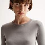 AMARA Knit Tee | STONE
