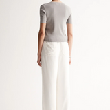 AMARA Knit Tee | STONE