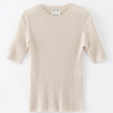 Cashmere Blend S/S Rib | LIGHT SHELL