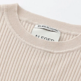 Cashmere Blend S/S Rib | LIGHT SHELL