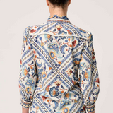 ALEXIS Linen Viscose Fringe Shirt
