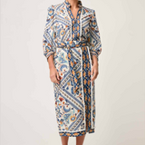 ALEXIS Linen Viscose Fringe Shirt