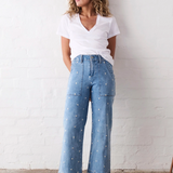 CELESTE Pant Heart | 70's BLUE