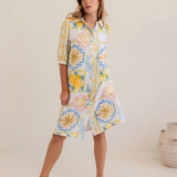 LINEN Shirtmaker Dress | AMALFI DREAMS