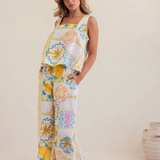 LINEN Wide Leg Pant | AMALFI DREAMS