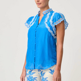 THALASSA Embroidered Top