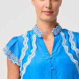THALASSA Embroidered Top