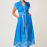 XANTHIA Dress | BLUE TOPAZ