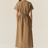 AVRID Drawcord Dress | KHAKI
