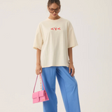 LOBSTER Oversized Tee | NATURAL