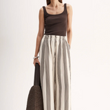 MILO Stripe Pant | CHOCOLATE STRIPE