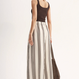 MILO Stripe Pant | CHOCOLATE STRIPE