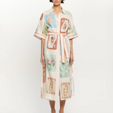 COASTLINE Shirt Midi Dress
