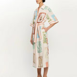 COASTLINE Shirt Midi Dress