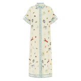 SANDY Embroidered Shirtdress *PRE ORDER*