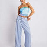Wide Leg Trouser Alice Blue