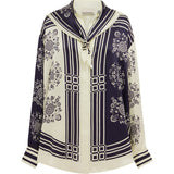 BANDERRA Scarf Silk Shirt