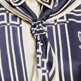 BANDERRA Scarf Silk Shirt
