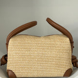 TAYLOR Multi-Way Raffia Bag | TAN