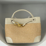 PORTIA Raffia Straw Bag
