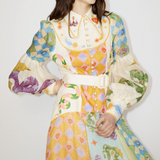 LOU Balloon Sleeve Shirtdress