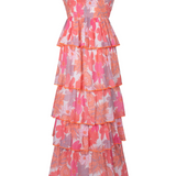 MULTI-PINK Floral Dress
