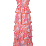 MULTI-PINK Floral Dress