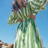 AUDREY Dress | Amalfi Stripe