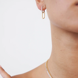 CELINE Earrings| SILVER Pave