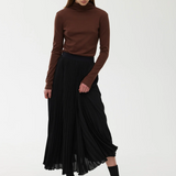 GOLDIE Pleat Skirt | BLACK